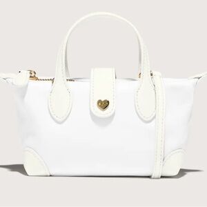 Stoney Clover Lane White Mini Bag Pouchette small